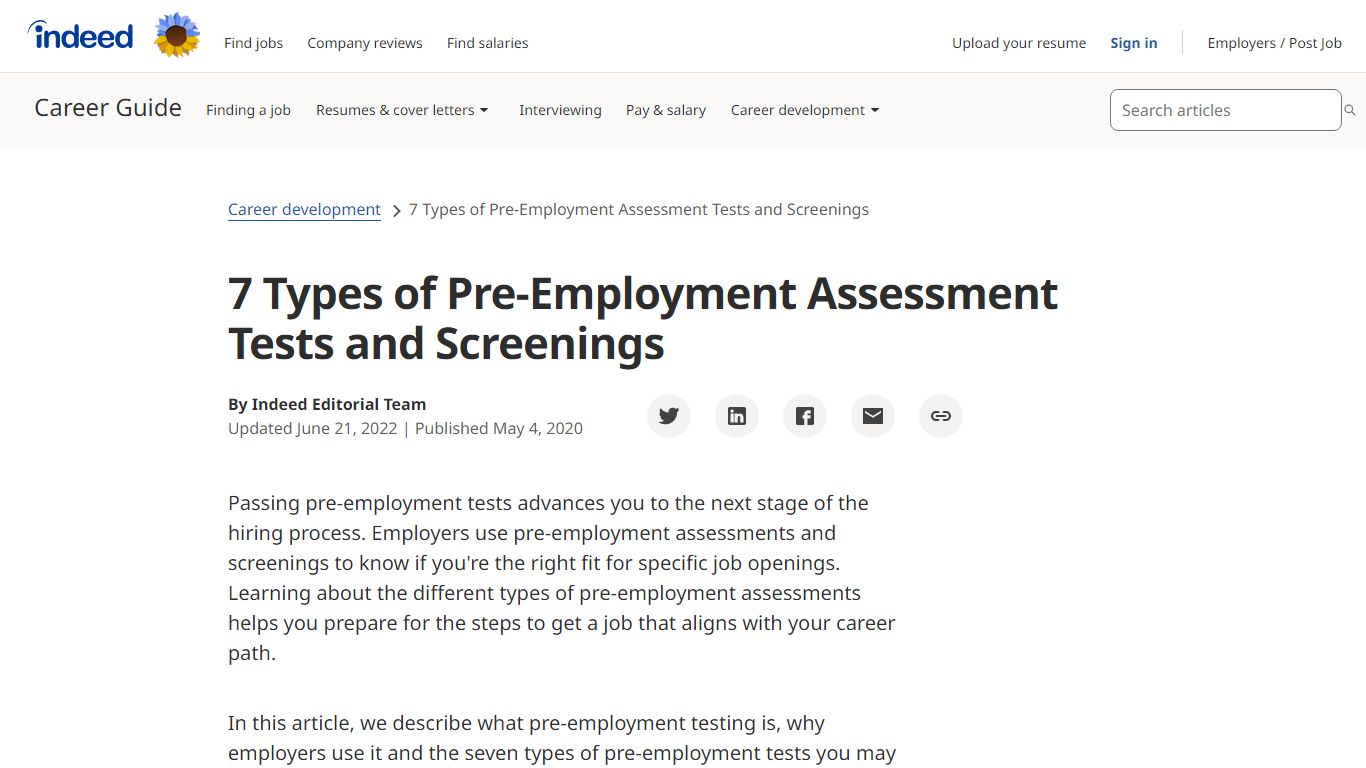 7 Types of Pre-Employment Assessment Tests and Screenings