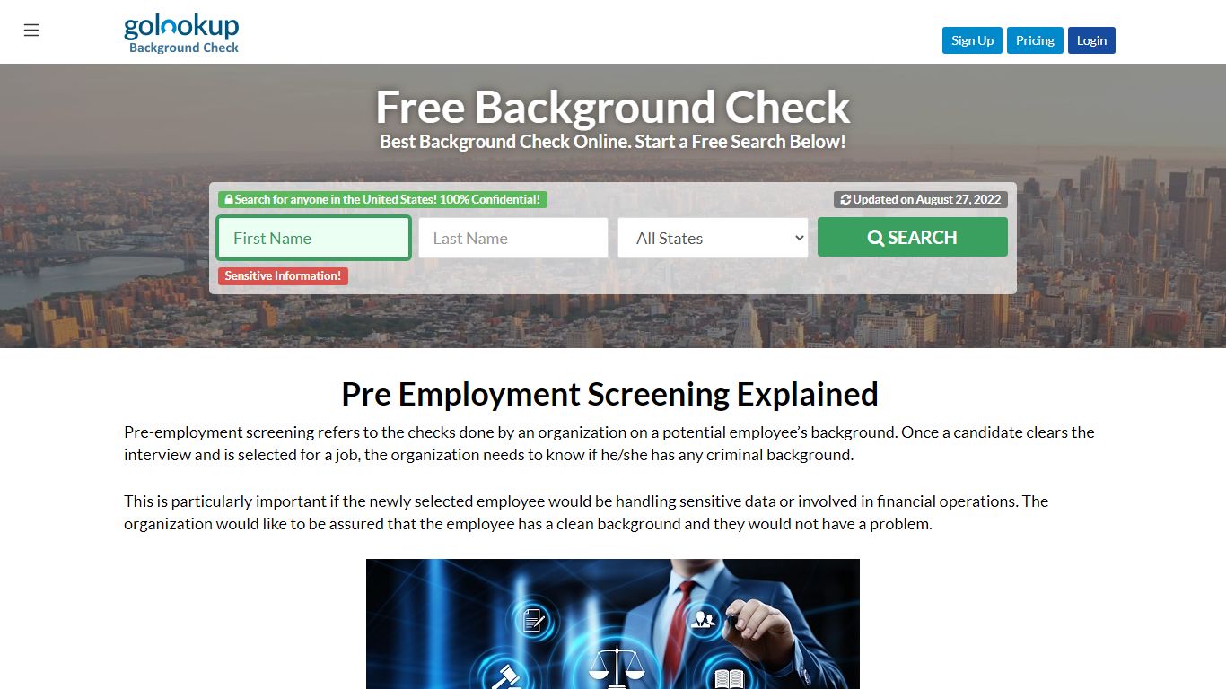 Pre Employment Screening, What is Pre Employment Screening