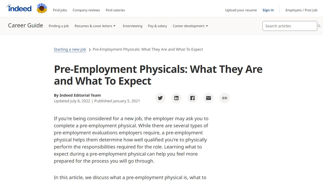 Pre-Employment Physicals: What They Are and What To Expect